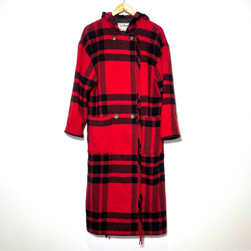 Vintage Ll Bean Wool Blanket Coat - image 3